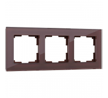 Рамка на 3 поста Werkel Favorit мокко W0031118 4690389159879