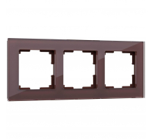 Рамка на 3 поста Werkel Favorit мокко W0031118 4690389159879