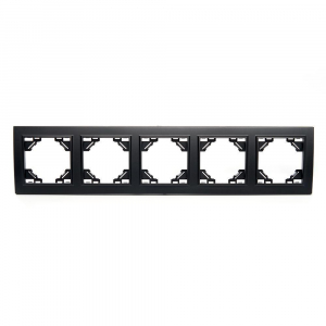 Рамка 5-постовая Stekker Эрна черный PFR00-9005-03 39622