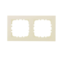 Рамка 2-постовая LK Studio (бежевый матовый) LK80 FLAT, 844202-1