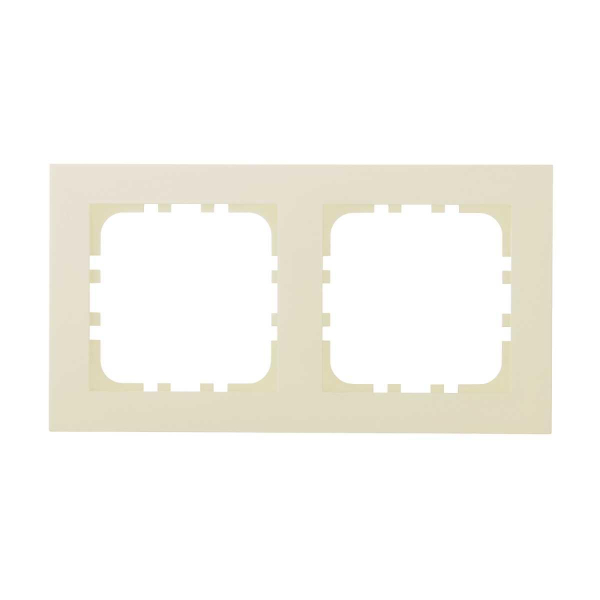 Рамка 2-постовая LK Studio (бежевый матовый) LK80 FLAT, 844202-1