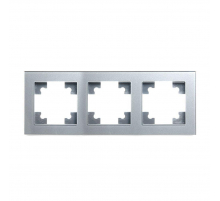 Рамка 3-постовая Stekker Катрин серебро GFR00-7003-03 39533