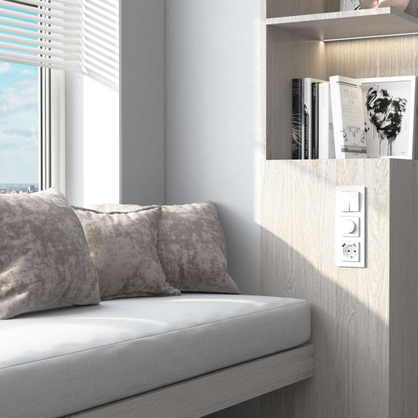 Рамка Werkel Senso на 3 поста белый стекло soft-touch W0033101 4690389200410