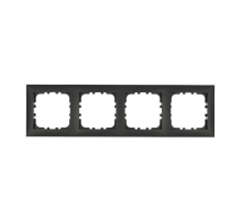 Рамка LK Studio 4-постовая (черный бархат) LK60 864408-1