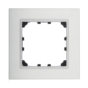 Рамка LK Studio 1-постовая из натурального анодированного алюминия LK60 864123-1