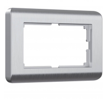 Рамка для двойной розетки Werkel Stream серебряный W0082106 4690389162565