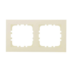 Рамка 2-постовая LK Studio (бежевый матовый) LK80 FLAT, 844202-1