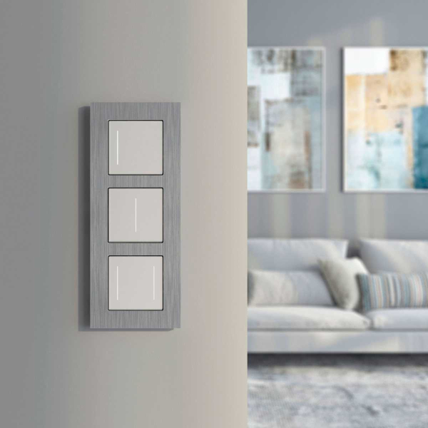 Рамка Werkel AluMax на 3 поста алюминий W0033506 4690389204067