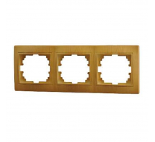 Рамка 3-ая горизонтальная Lezard Mira ольха 701-0701-148