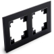 Рамка 2-постовая Stekker Катрин черный GFR00-7002-05 39519