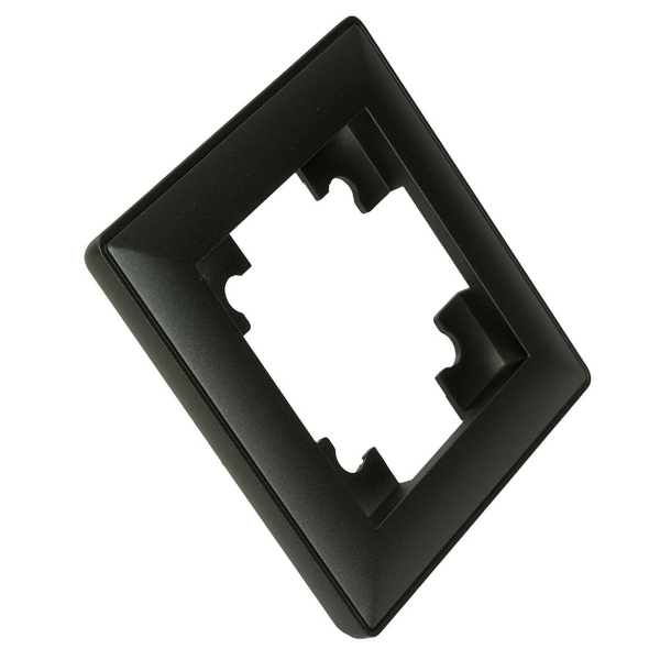 Рамка 1-местная Stekker Катрин черный PFR00-7001-05 39812