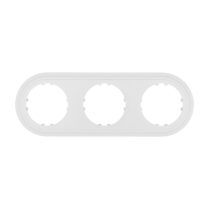 Рамка LK Studio 3-постовая круглая (белый) Vintage-Classic 889304-1