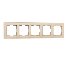 Рамка Werkel Favorit на 5 постов шампань W0051111 4690389160134