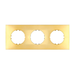 Рамка LK Studio 3-постовая квадрат (золото) Vintage-Quadro 884316-1