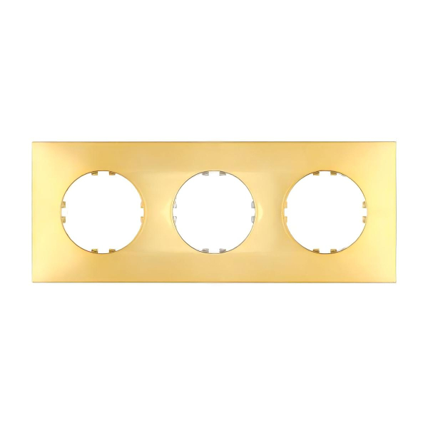 Рамка LK Studio 3-постовая квадрат (золото) Vintage-Quadro 884316-1