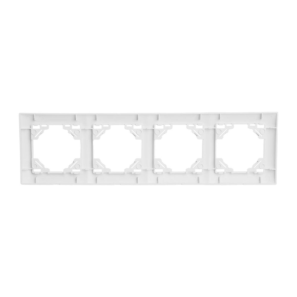 Рамка 4-постовая Stekker Эрна Элегант белый PFR00-9014-01 49659