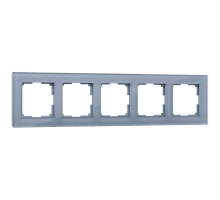 Рамка на 5 постов Werkel Favorit серый W0051115 4690389160165
