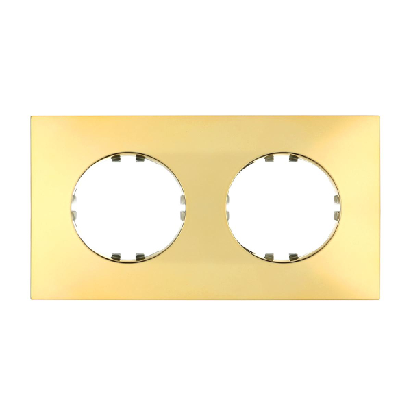 Рамка LK Studio 2-постовая квадрат (золото) Vintage-Quadro 884216-1