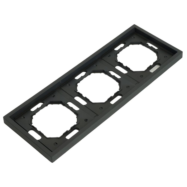 Рамка 3-постовая Stekker Эмили черный уголь PFR00-5003-05 49860