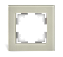 Рамка 1-постовая Stekker Катрин дымчатый GFR00-7001-07 49031