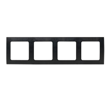 Стокгольм Рамка 4-местная черная EKF PROxima EAM-G-303-30