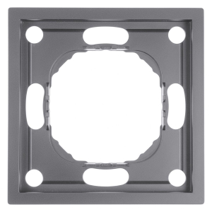 Рамка STEKKER, PFR00-5001-10 1-местная, серия Эмили, платиново-серый, soft touch 49962