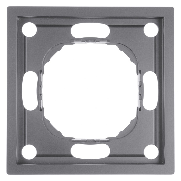 Рамка STEKKER, PFR00-5001-10 1-местная, серия Эмили, платиново-серый, soft touch 49962