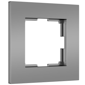 Рамка Werkel Slab на 1 пост серебро матовый W0012965 4690389193361