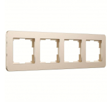 Рамка Werkel Platinum на 4 поста шампань W0042611 4690389184529