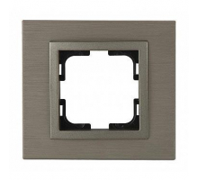Рамка 1-постовая Mono Electric Style Aluminium бронза 107-810000-160