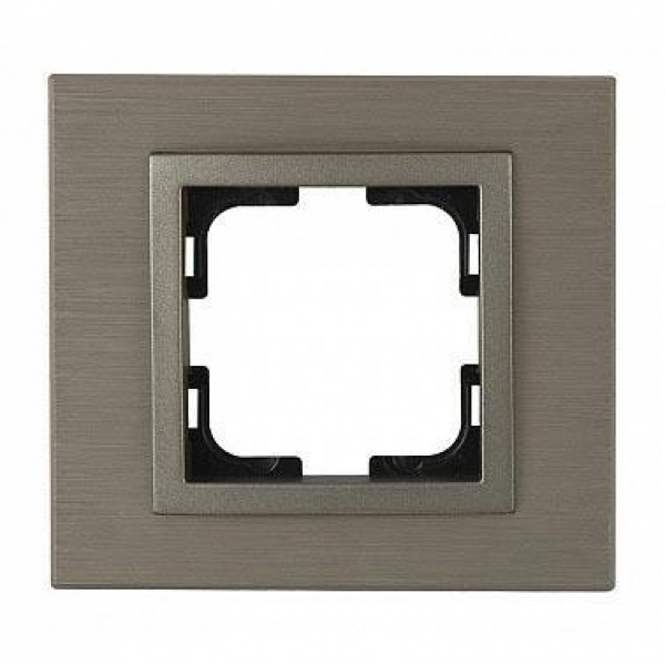 Рамка 1-постовая Mono Electric Style Aluminium бронза 107-810000-160 Рамка 1-постовая Mono Electric Style Aluminium бронза 107-810000-160