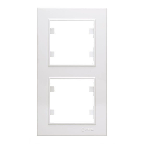 Рамка Makel 2-м Karea вертик. бел. 56001707 Рамка Makel 2-м Karea вертик. бел. 56001707