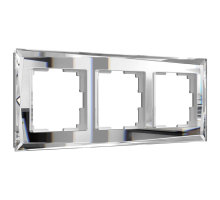 Рамка на 3 поста Werkel Diamant зеркальный W0031220 4690389158834