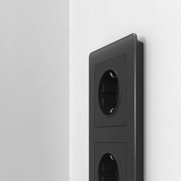 Рамка Werkel Acrylic на 2 поста черный W0022708 4690389184857