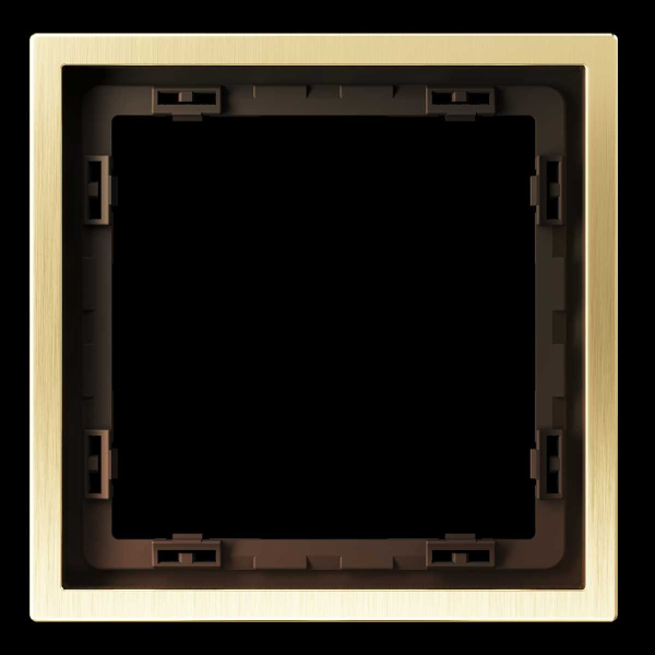 Рамка металлическая на 1 пост, S70 Metal (латунь) Voltum VLSM120109