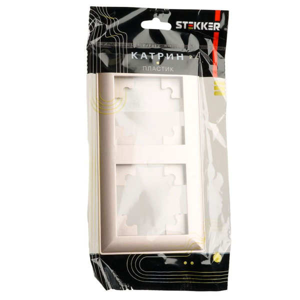 Рамка 2-постовая Stekker Катрин шампань PFR00-7002-02 39803