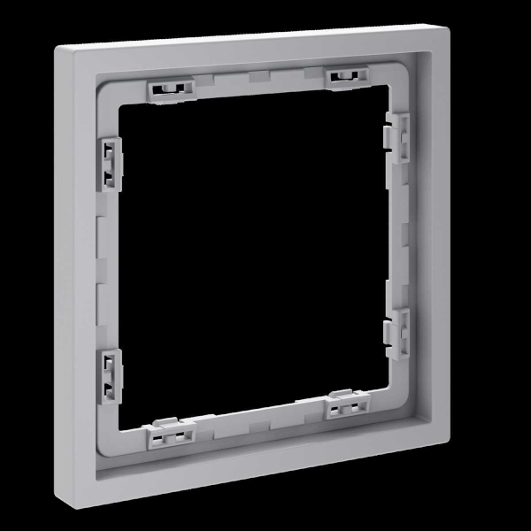 Рамка пластиковая S70 на 1 пост, (серый) Voltum VLS100116