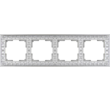 Рамка Werkel Antik на 4 поста жемчужный WL07-Frame-04 4690389063527