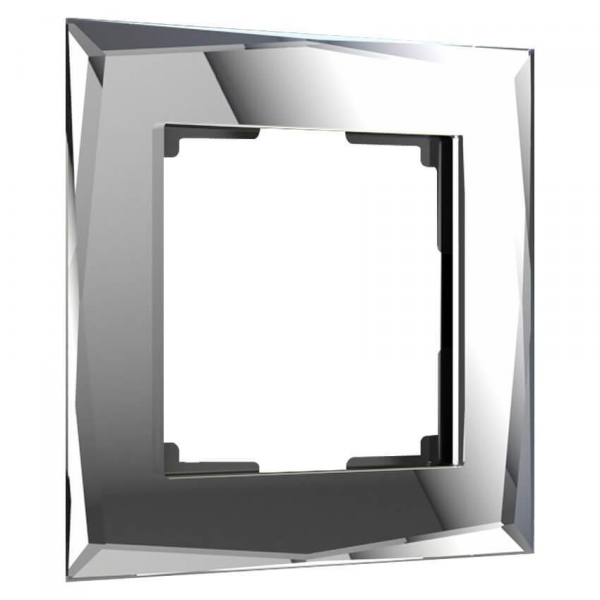 Рамка на 1 пост Werkel Diamant зеркальный W0011220 4690389158803 Рамка на 1 пост Werkel Diamant зеркальный W0011220 4690389158803