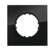 Рамка LK Studio 1-постовая квадрат из натурального темного стекла Vintage 884110-1