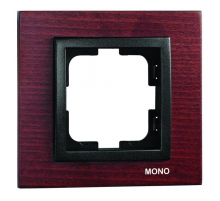 Рамка 1-постовая Mono Electric Style черешня 107-500000-160