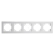 Рамка 5-постовая Stekker Катрин белый матовый GFR00-7005-01М 49598