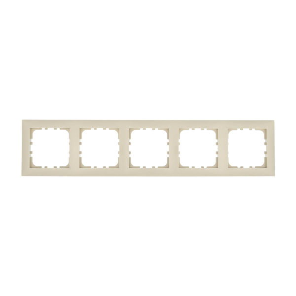 Рамка LK Studio 5-постовая (бежевый) LK60 864501-1