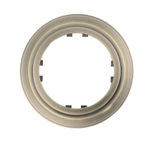 Рамка LK Studio 1-постовая круглая (бронза-электро) Vintage CLASSIC 889127-1