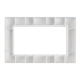 Рамка 2-местная (без перемычки), пластик, Stekker, PFR00-7012-01 Катрин, белый 50050