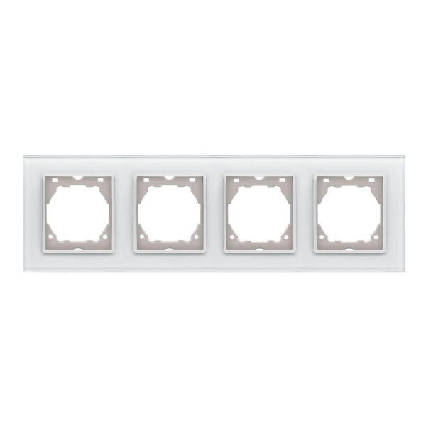 Рамка 4-постовая Vesta-Electric ExclusiveWhite белый FRM050403BEL Рамка 4-постовая Vesta-Electric ExclusiveWhite белый FRM050403BEL