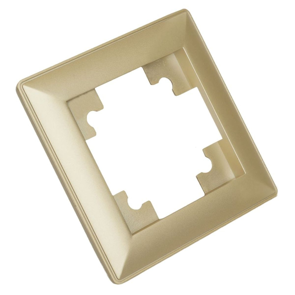 Рамка 1-постовая Stekker Катрин золото PFR00-7001-08 49606