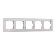 Рамка Werkel Favorit на 5 постов дымчатый W0051117 4690389160189