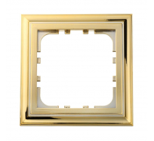 Рамка LK Studio 1-постовая (золото) CLASSIC 894116-1