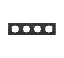 Рамка 4-постовая Mono Electric Style Granit чёрный гранит 107-610000-163